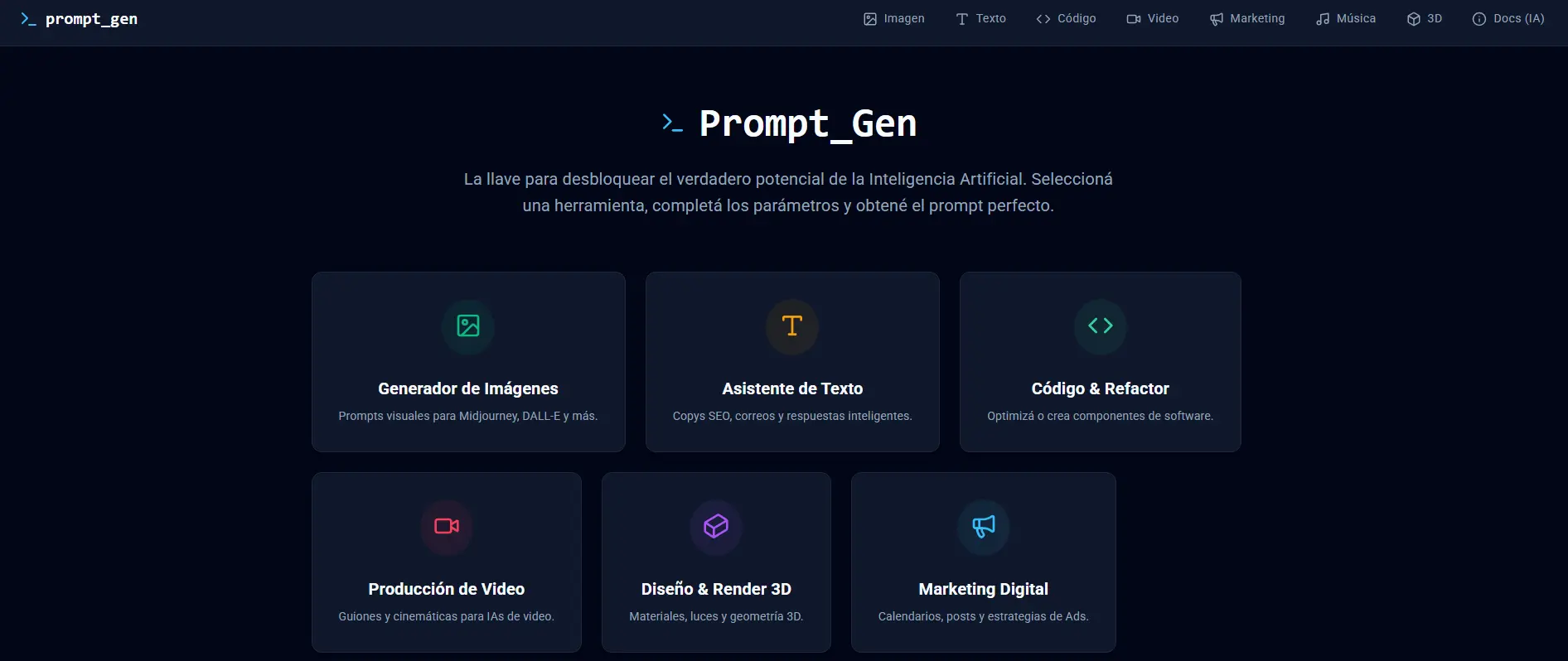 Creador de Prompts IA