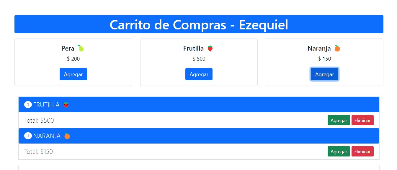 Carrito de Compras